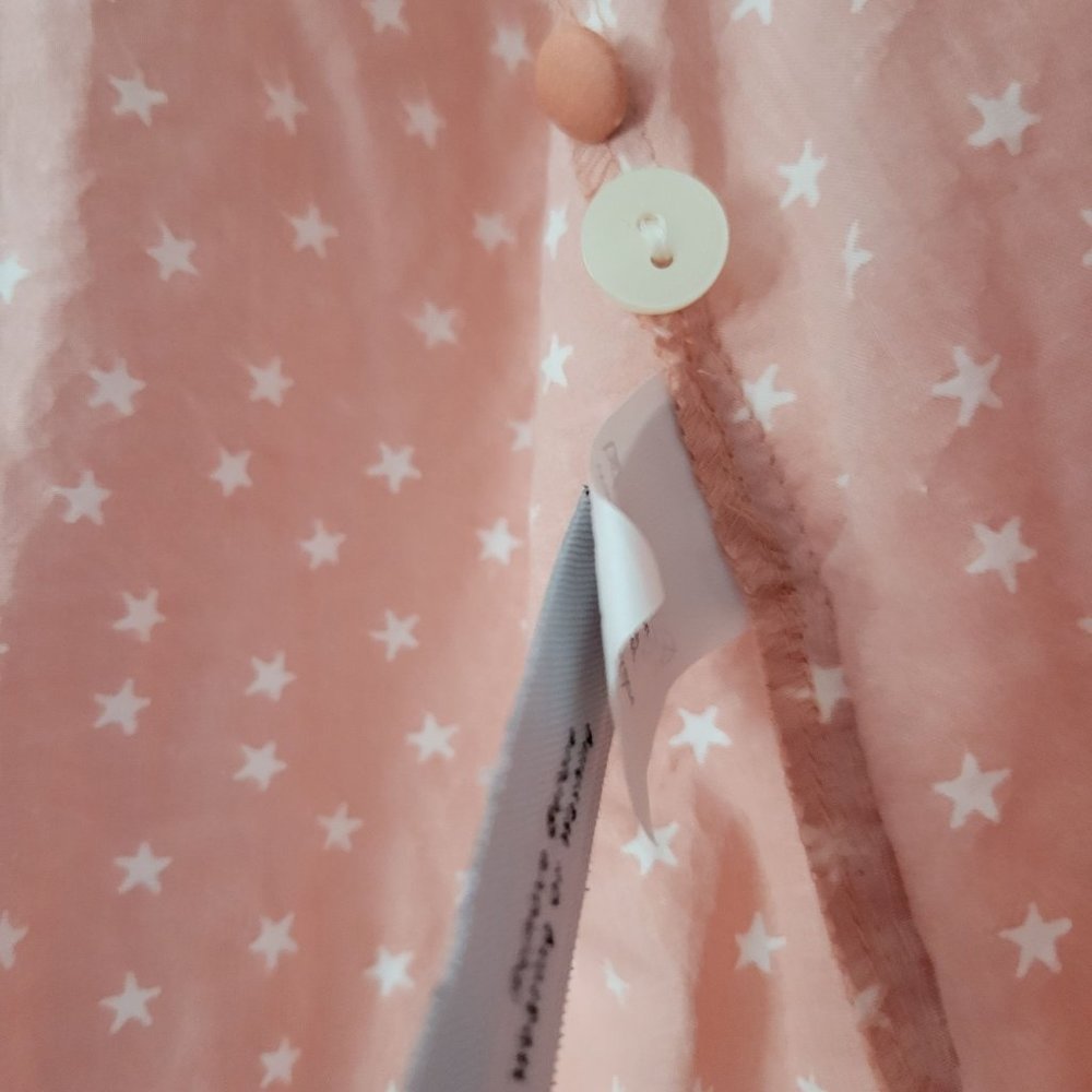 Madewell Star Scatter Orange Wrap top size XS - Picture 10 of 11